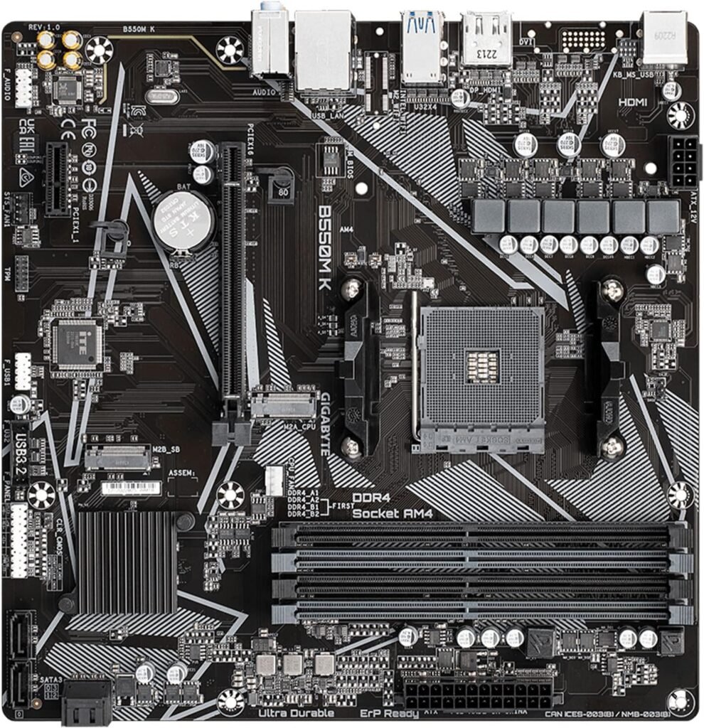 GIGABYTE B550M K Motherboard