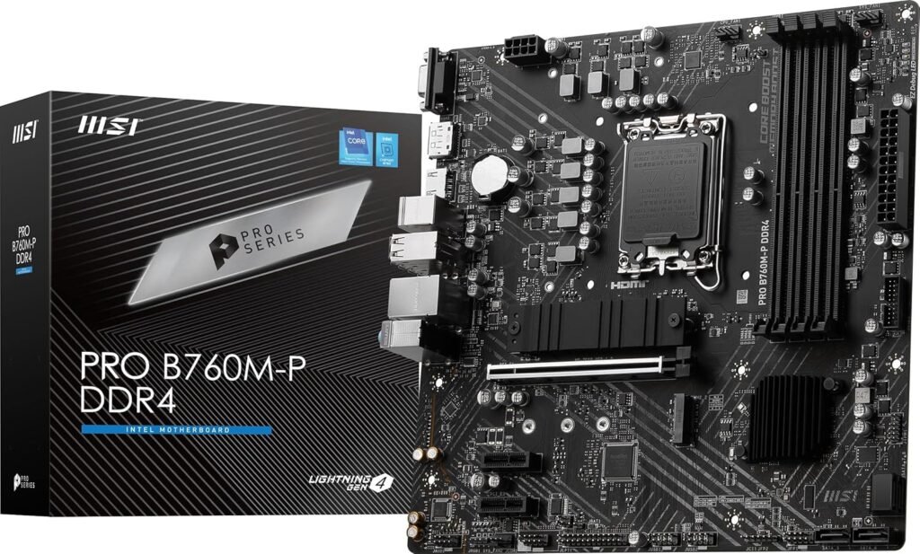MSI PRO B760M-P DDR4 ProSeries Motherboard