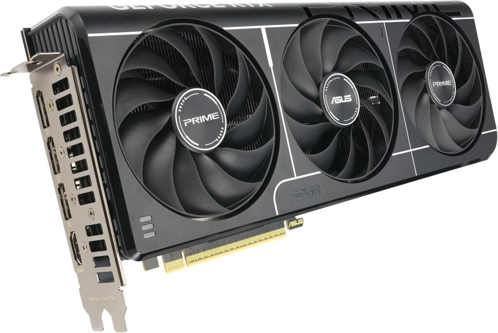 ASUS The SFF-Ready Prime GeForce RTX™ 5070 12GB GDDR7 Graphics Card (PCIe® 5.0, 12GB GDDR7, HDMI®/DP 2.1, 2.5-Slot, Axial-tech Fans, Dual BIOS)