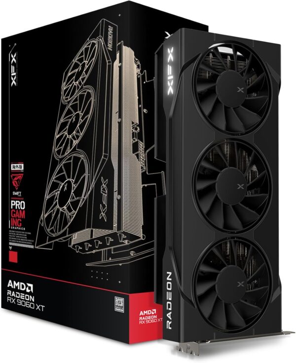 XFX Swift AMD Radeon RX 9060 XT OC Triple Fan Gaming Edition