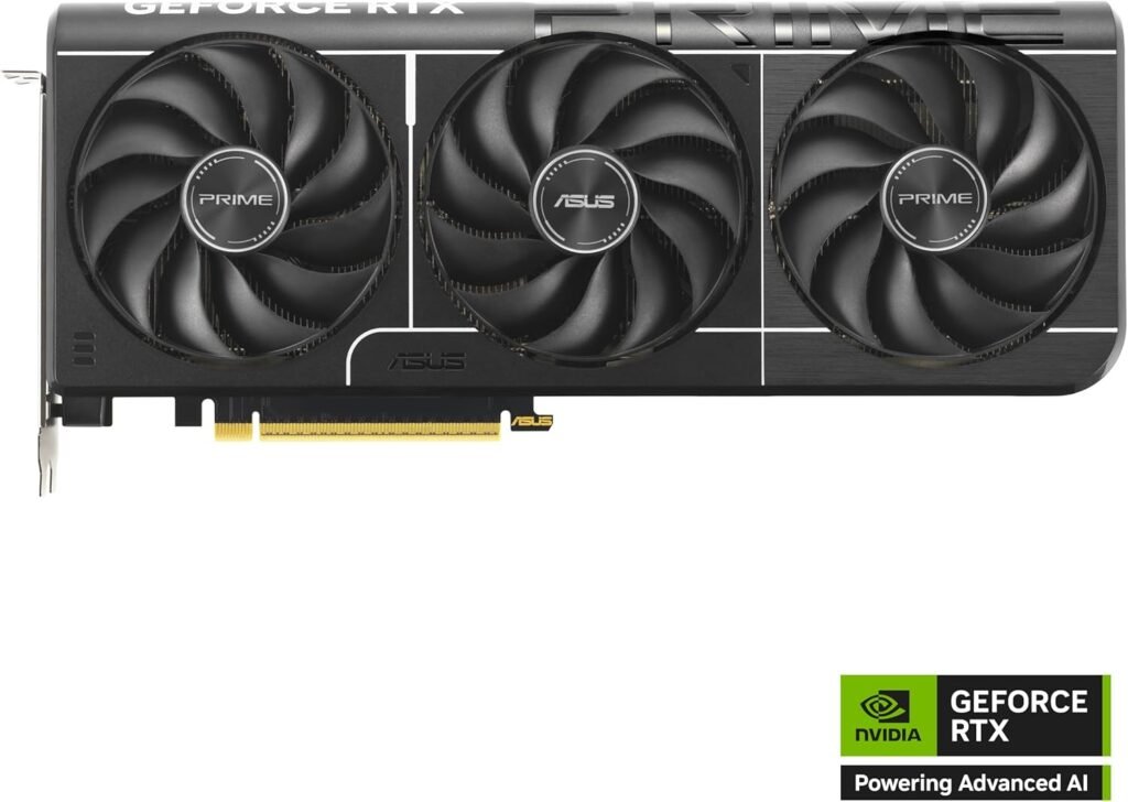 ASUS The SFF-Ready Prime GeForce RTX™ 5070 12GB GDDR7 Graphics Card (PCIe® 5.0, 12GB GDDR7, HDMI®/DP 2.1, 2.5-Slot, Axial-tech Fans, Dual BIOS)