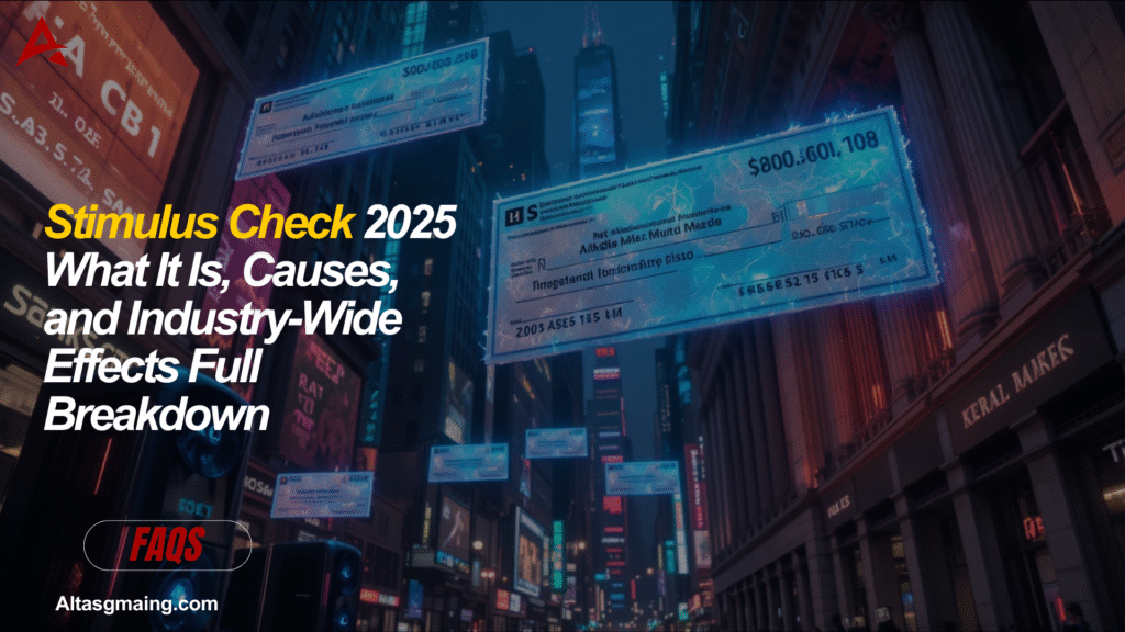 Stimulus Check 2025 What It Is, Causes, and Industry-Wide Effects Full Breakdown