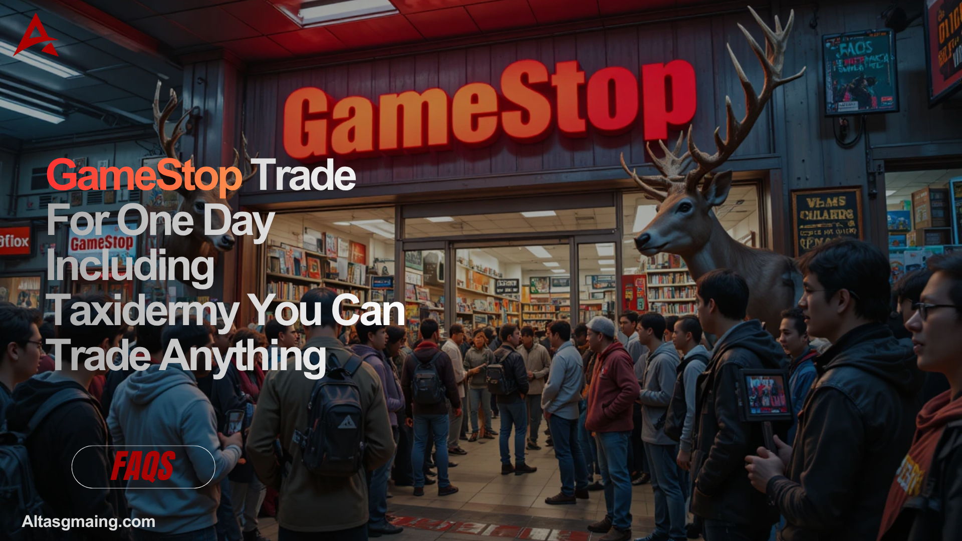GameStop Trade For One Day Including Taxidermy You Can Trade Anything