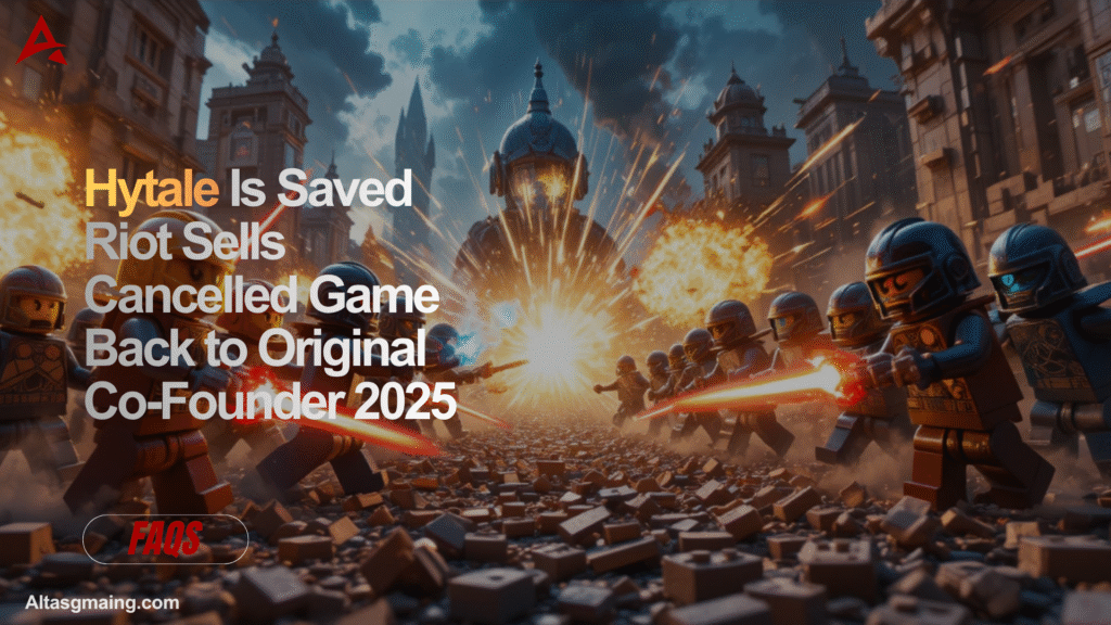Hytale Is Saved Riot Sells Cancelled Game Back to Original Co-Founder 2025