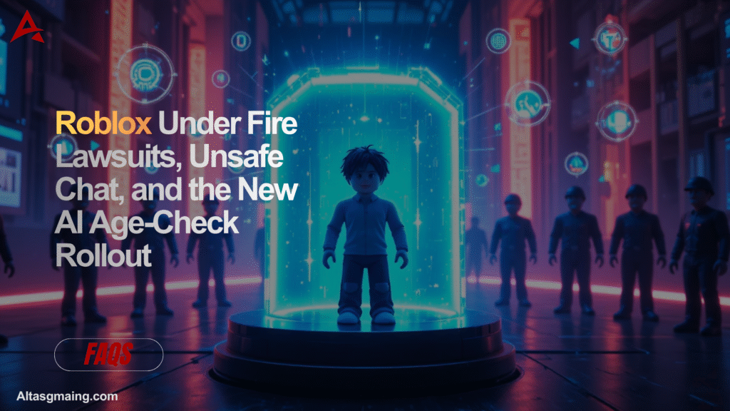 Roblox Under Fire Lawsuits, Unsafe Chat, and the New AI Age-Check Rollout