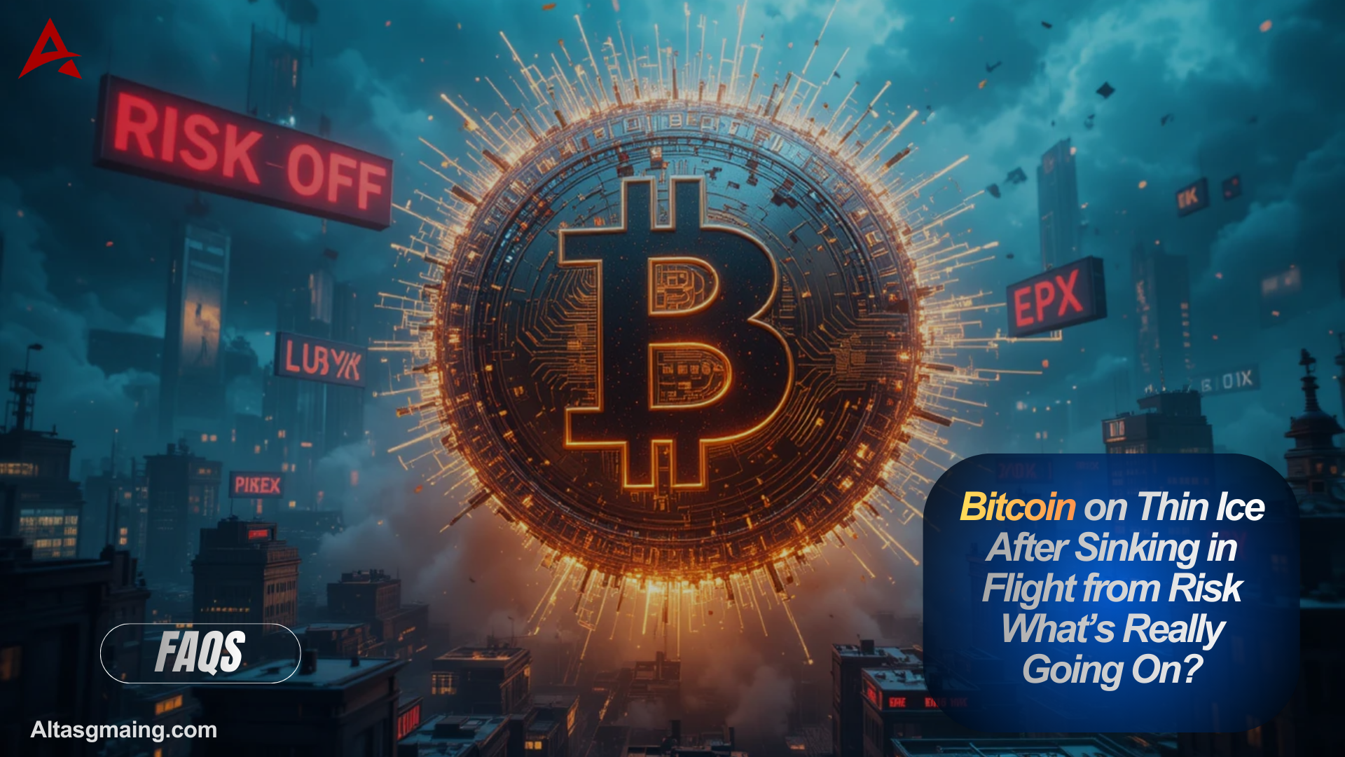 Bitcoin on Thin Ice After Sinking in Flight from Risk What’s Really Going On?