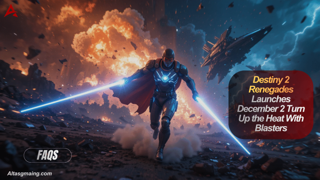 Destiny 2 Renegades Launches December 2 Turn Up the Heat With Blasters