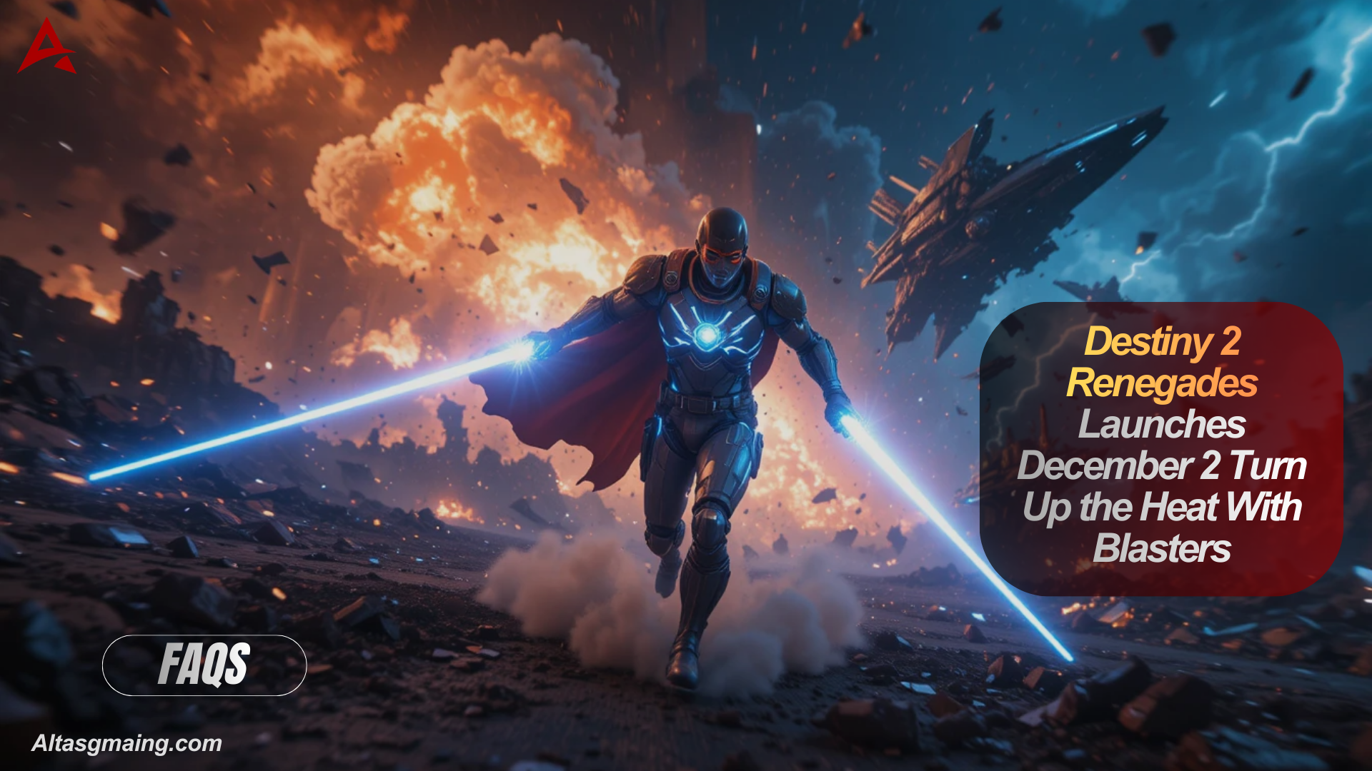 Destiny 2 Renegades Launches December 2 Turn Up the Heat With Blasters