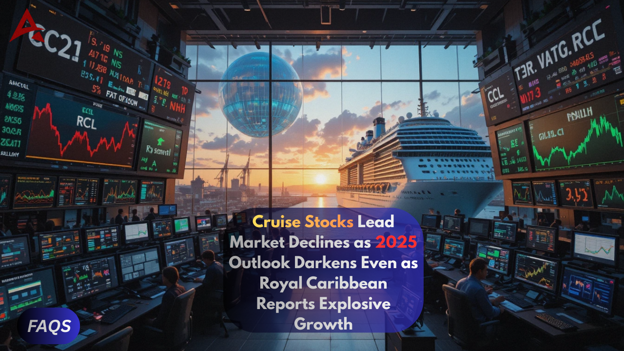 Cruise Stocks Lead Market Declines as 2025 Outlook Darkens Even as Royal Caribbean Reports Explosive Growth