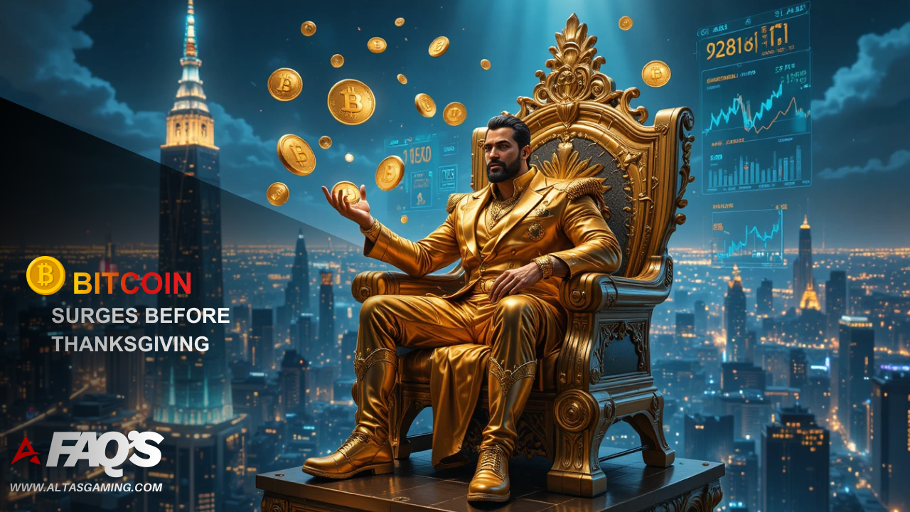 Bitcoin Surges Before Thanksgiving