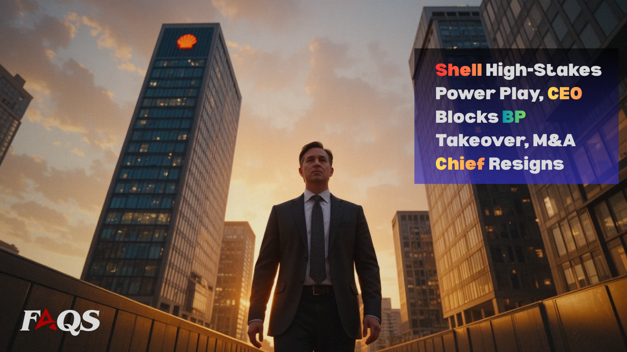 Shell High-Stakes Power Play, CEO Blocks BP Takeover, M&A Chief Resigns