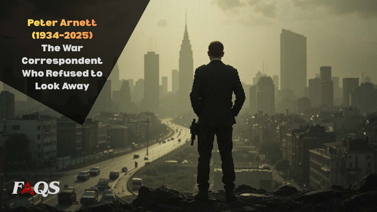 Peter Arnett (1934–2025) The War Correspondent Who Refused to Look Away