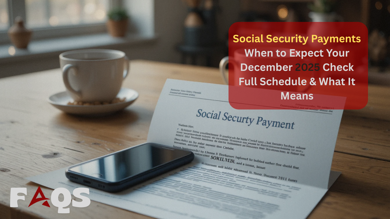 Social Security Payments When to Expect Your December 2025 Check Full Schedule & What It Means