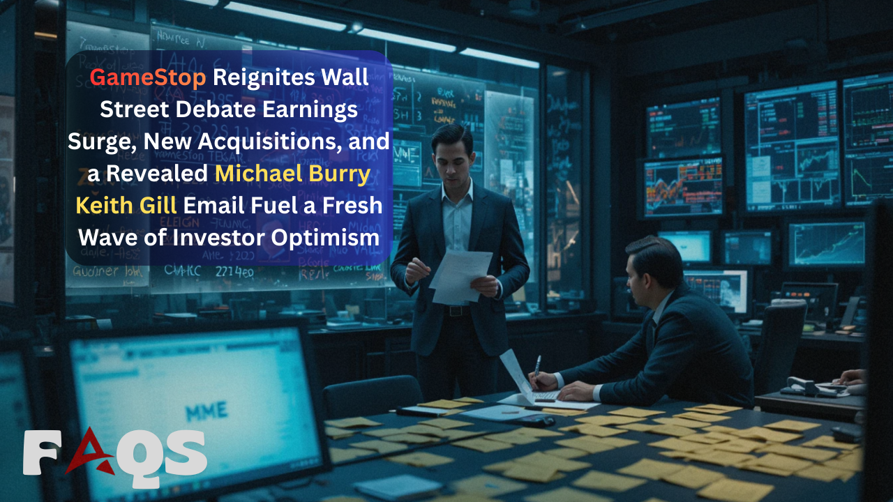 GameStop Reignites Wall Street Debate Earnings Surge, New Acquisitions, and a Revealed Michael Burry Keith Gill Email Fuel a Fresh Wave of Investor Optimism