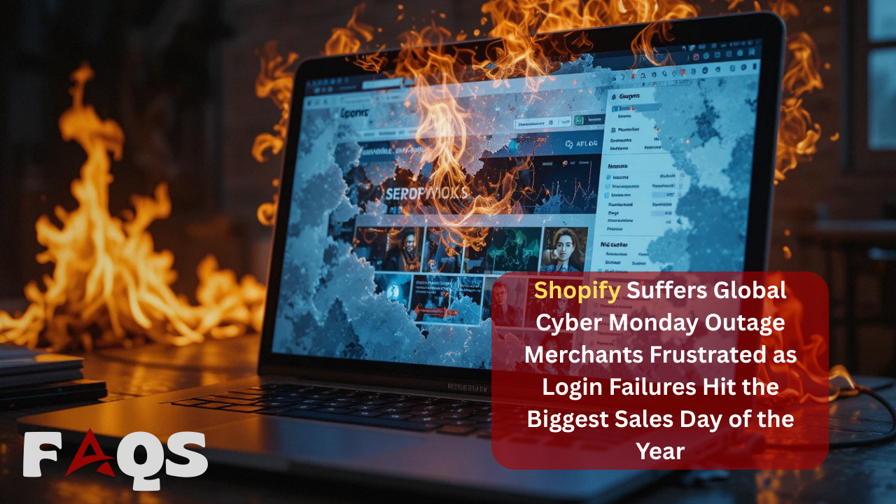Shopify Suffers Global Cyber Monday Outage Merchants Frustrated as Login Failures Hit the Biggest Sales Day of the Year
