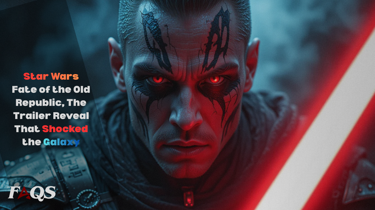 Star Wars Fate of the Old Republic, The Trailer Reveal That Shocked the Galaxy