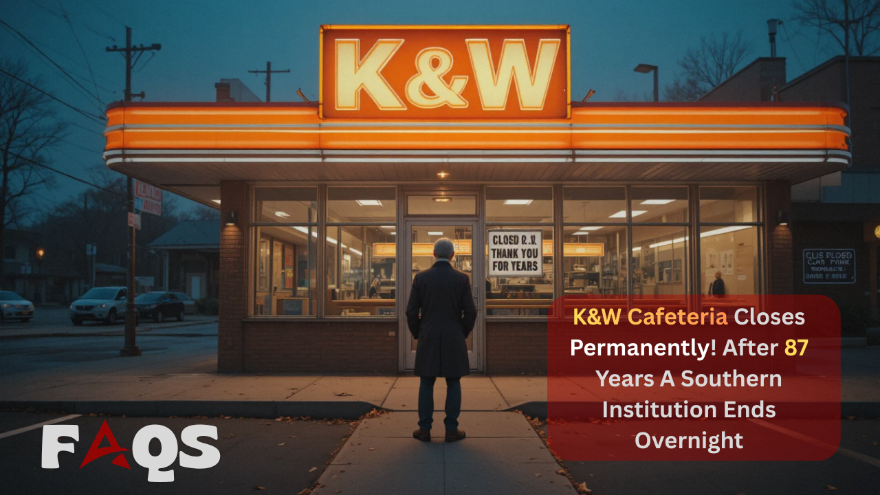 K&W Cafeteria Closes Permanently! After 87 Years A Southern Institution Ends Overnight