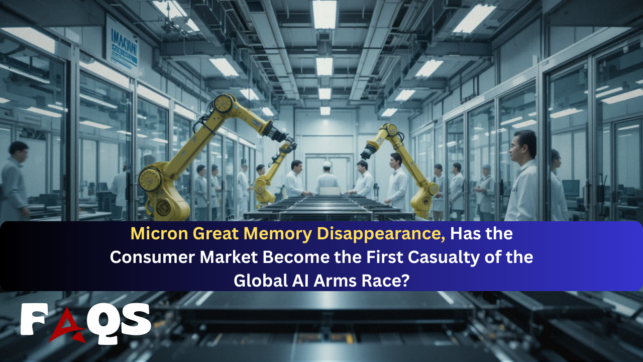 Micron Great Memory Disappearance, Has the Consumer Market Become the First Casualty of the Global AI Arms Race?