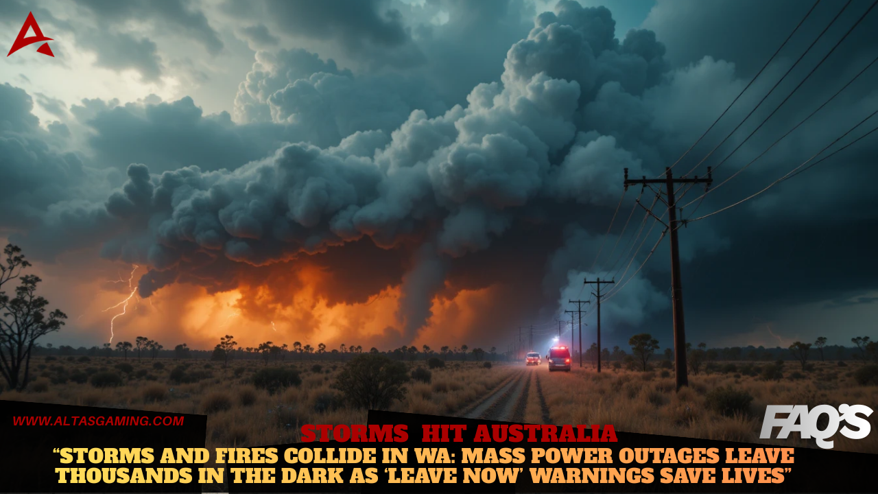 Storms and Fire Hit Together, WA Faces Power Chaos But Early Evacuation Orders Bring Hope December 2025
