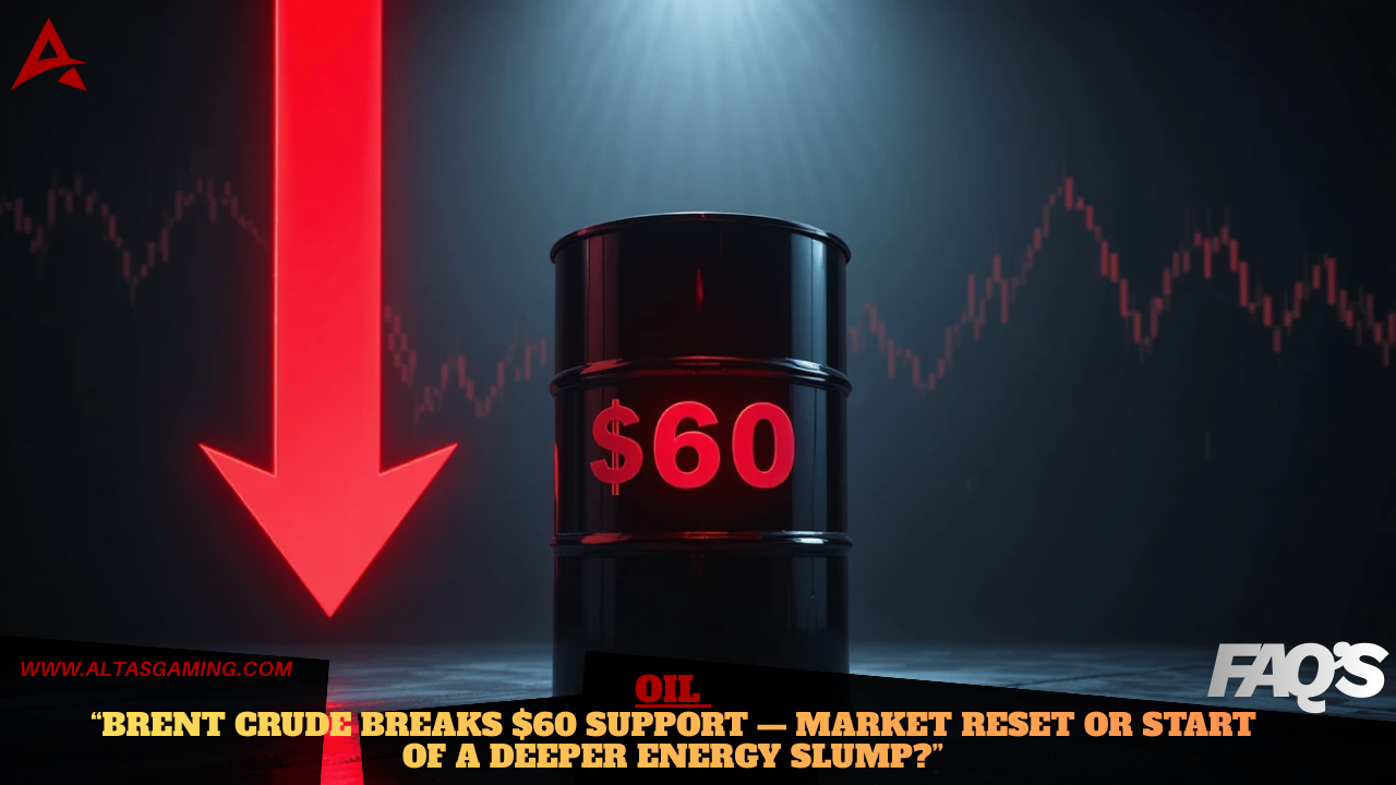 Oil Falls Below $60 Relief for Consumers or a Warning Sign for the Global Economy? (December 2025)