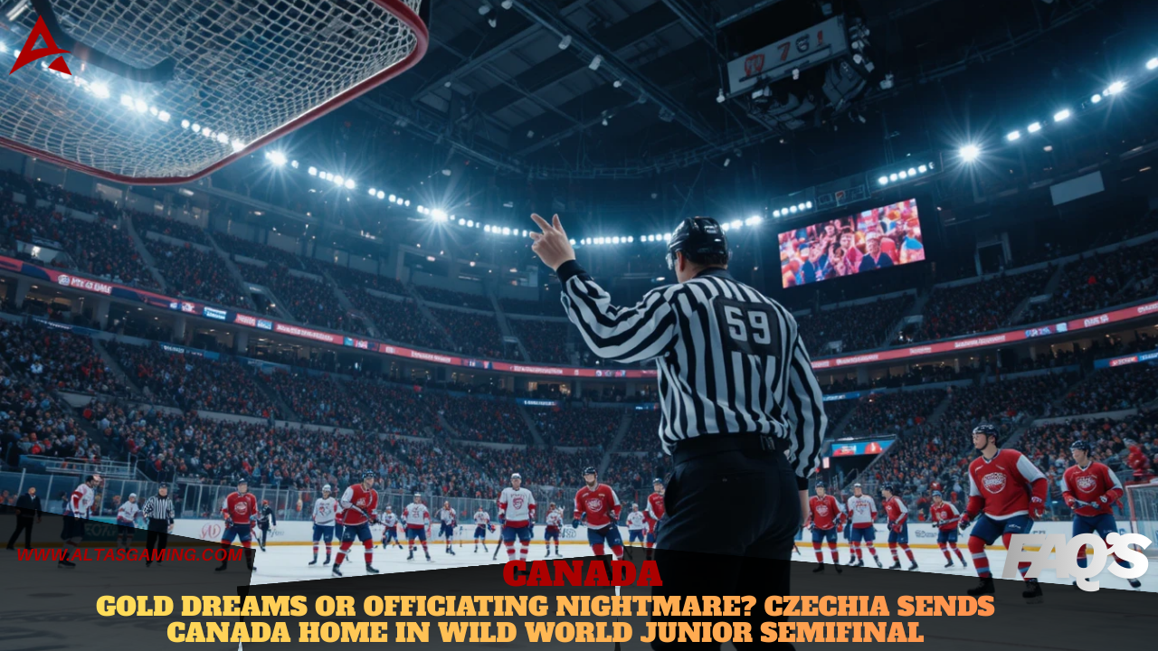 Canada “Historic Czech Triumph or Canadian Collapse? Skate-Goal Controversy Sends Czechia to World Junior Gold Game” (January 2026)