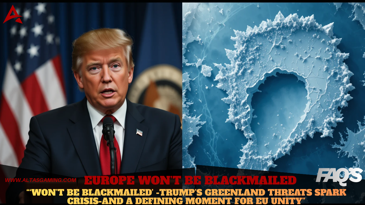 Europe Won't Be Blackmailed