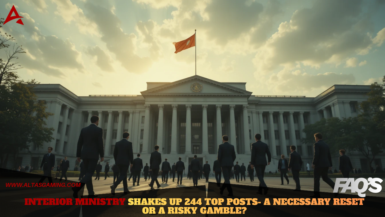 Interior Ministry Reassigns 244 Senior Officials- Bold Reform or Warning Sign of Deeper Issues? (January 2026)