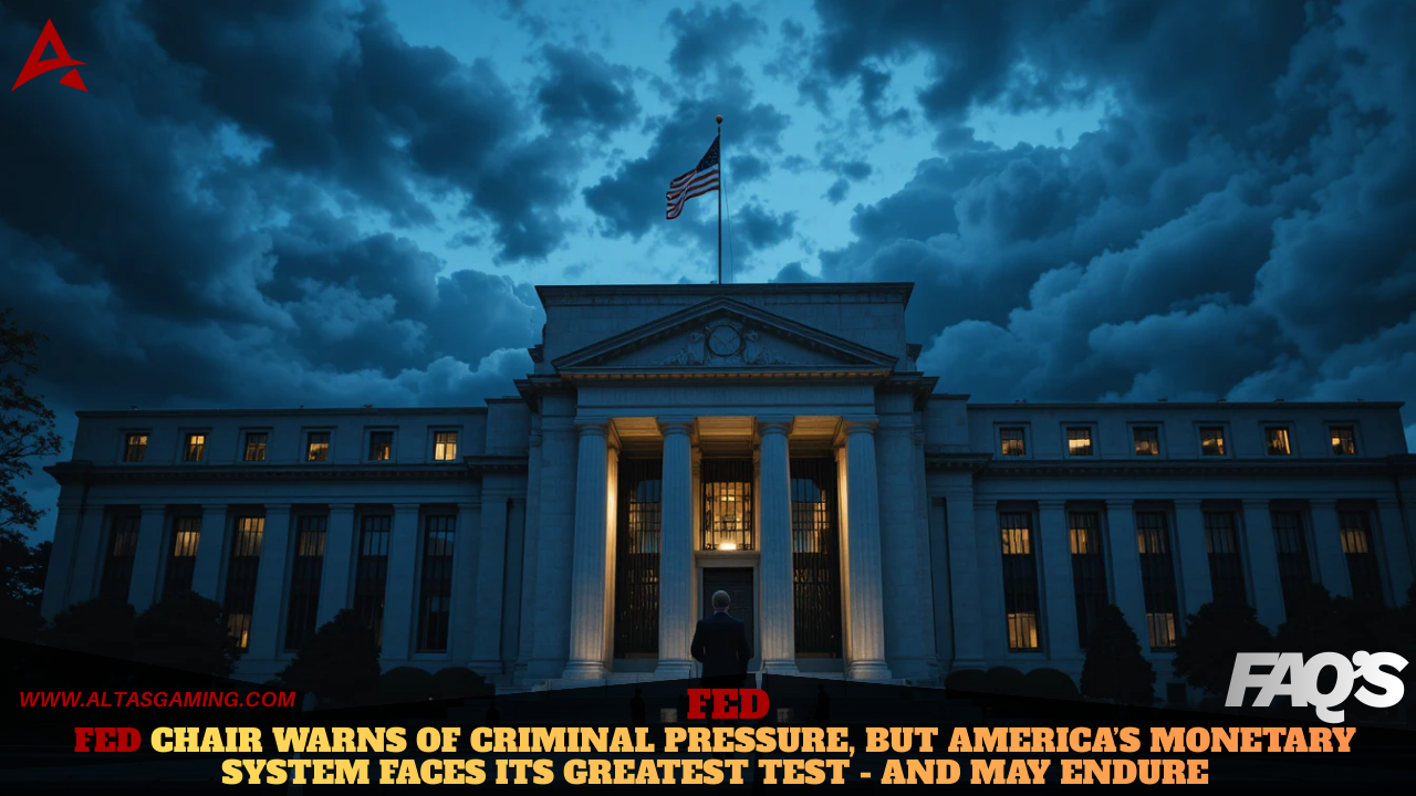 Fed Chair Faces Criminal Threats! A Dangerous Moment for the Federal Reserve – and a Defining Test for U.S. Institutions (January 2026)