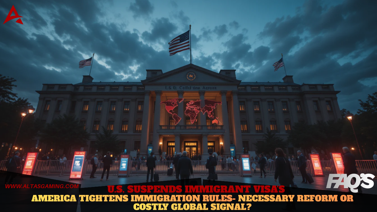 U.S. Suspends Immigrant Visa’s Processing – Stronger Borders, Broken Dreams? Inside America’s New Visa Suspension Affecting 75 Countries
