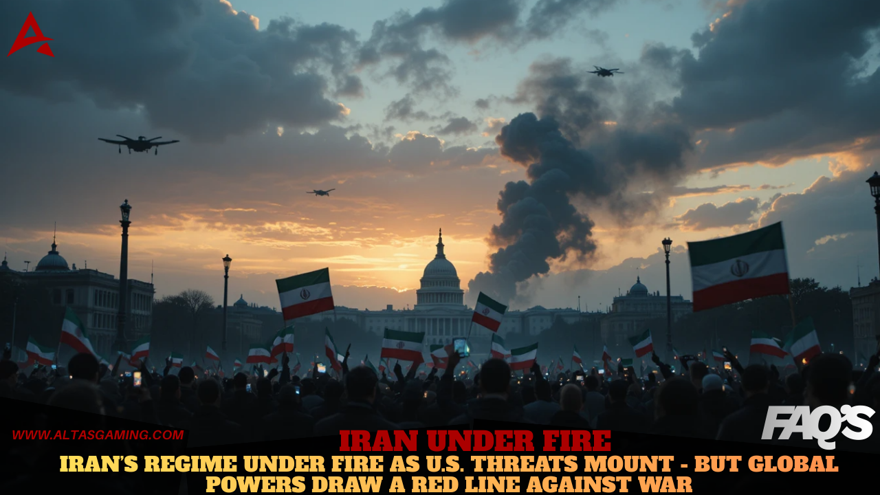 Iran Under Fire, Middle East on Edge’- War Fears Grow Over Iran, Yet Global Powers wants to Stop the War! (January 2026)