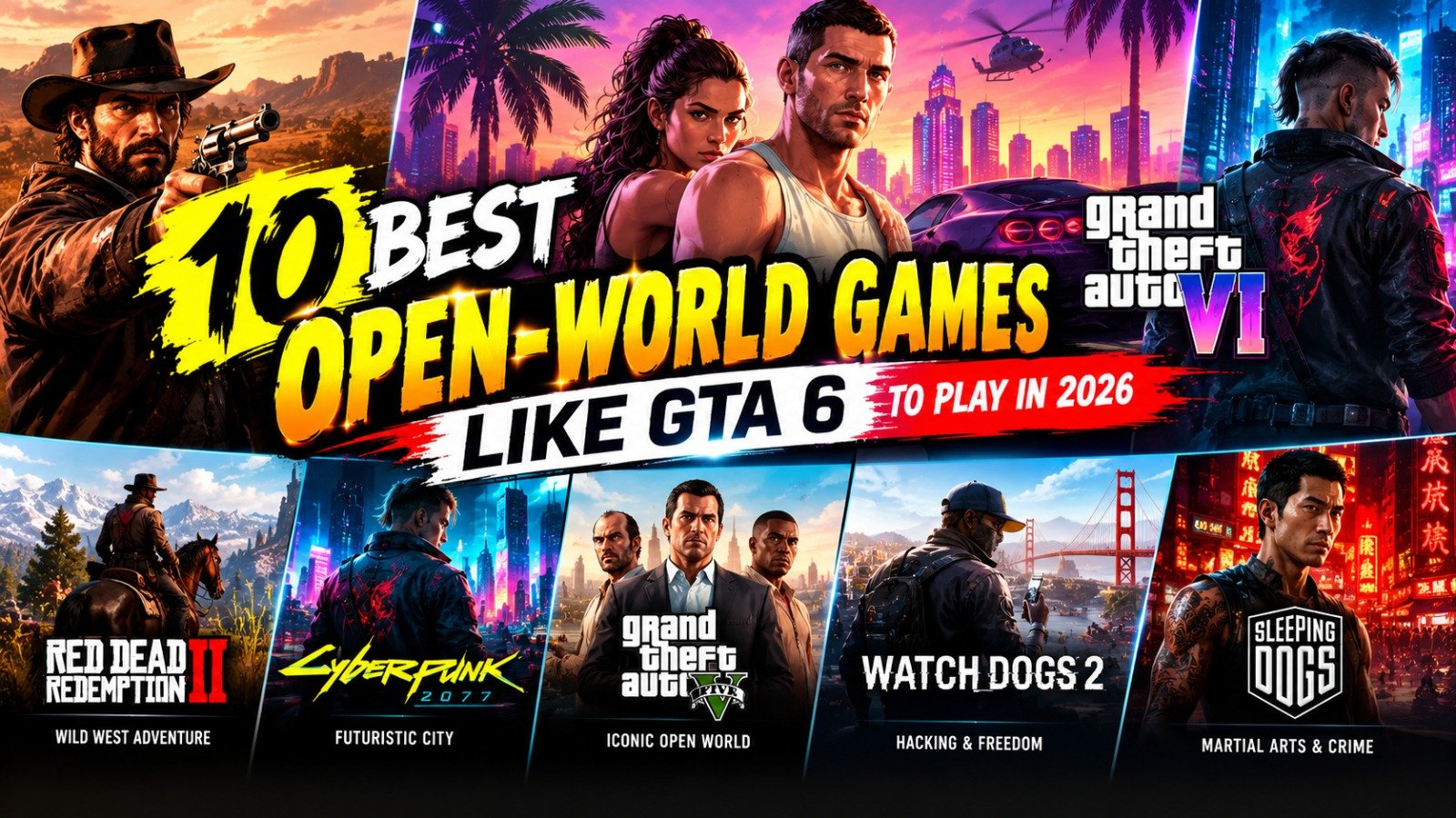 10 Best Open World Games to Play If You Love GTA 6