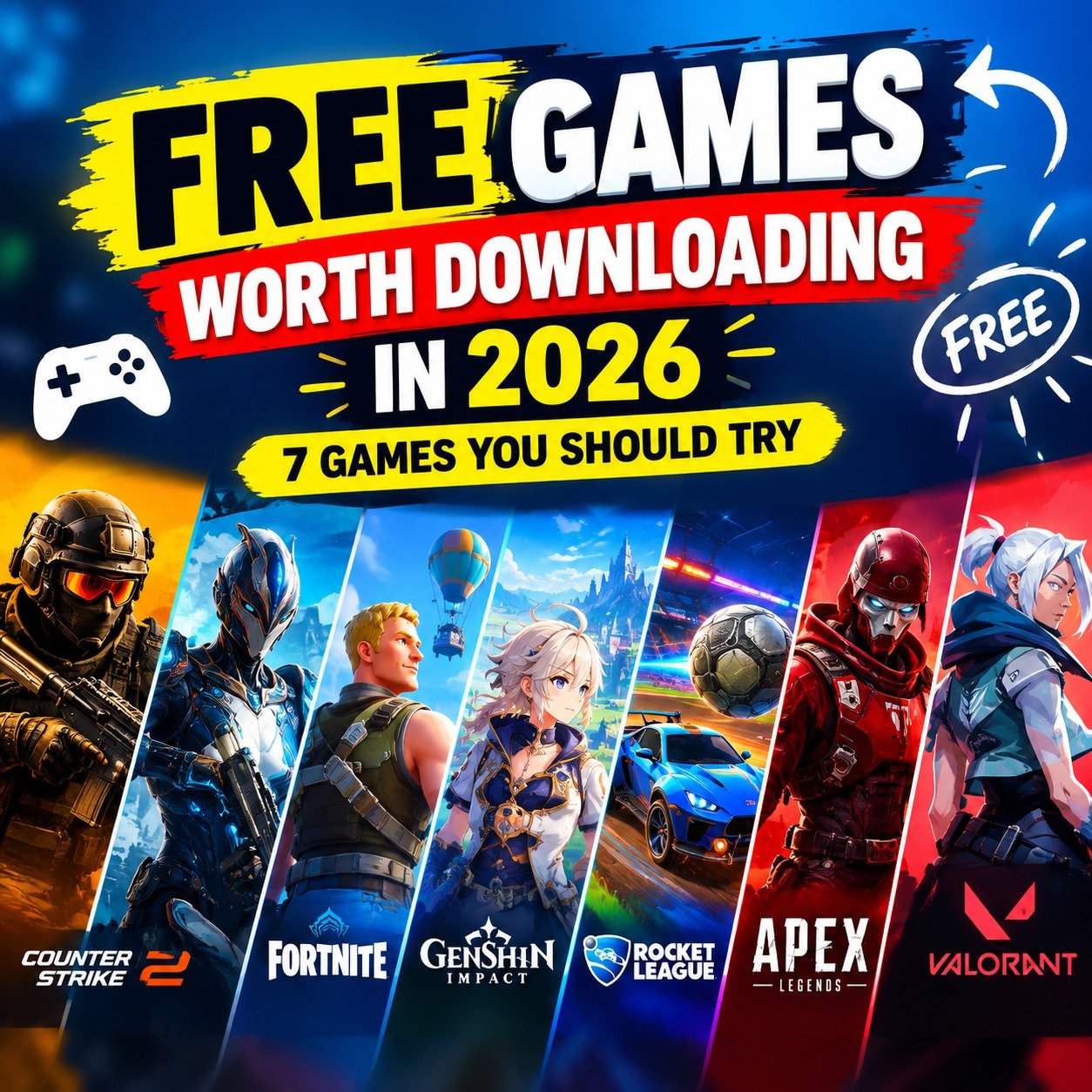 Free Games Worth Downloading in 2026: 7 Games You Should Try
