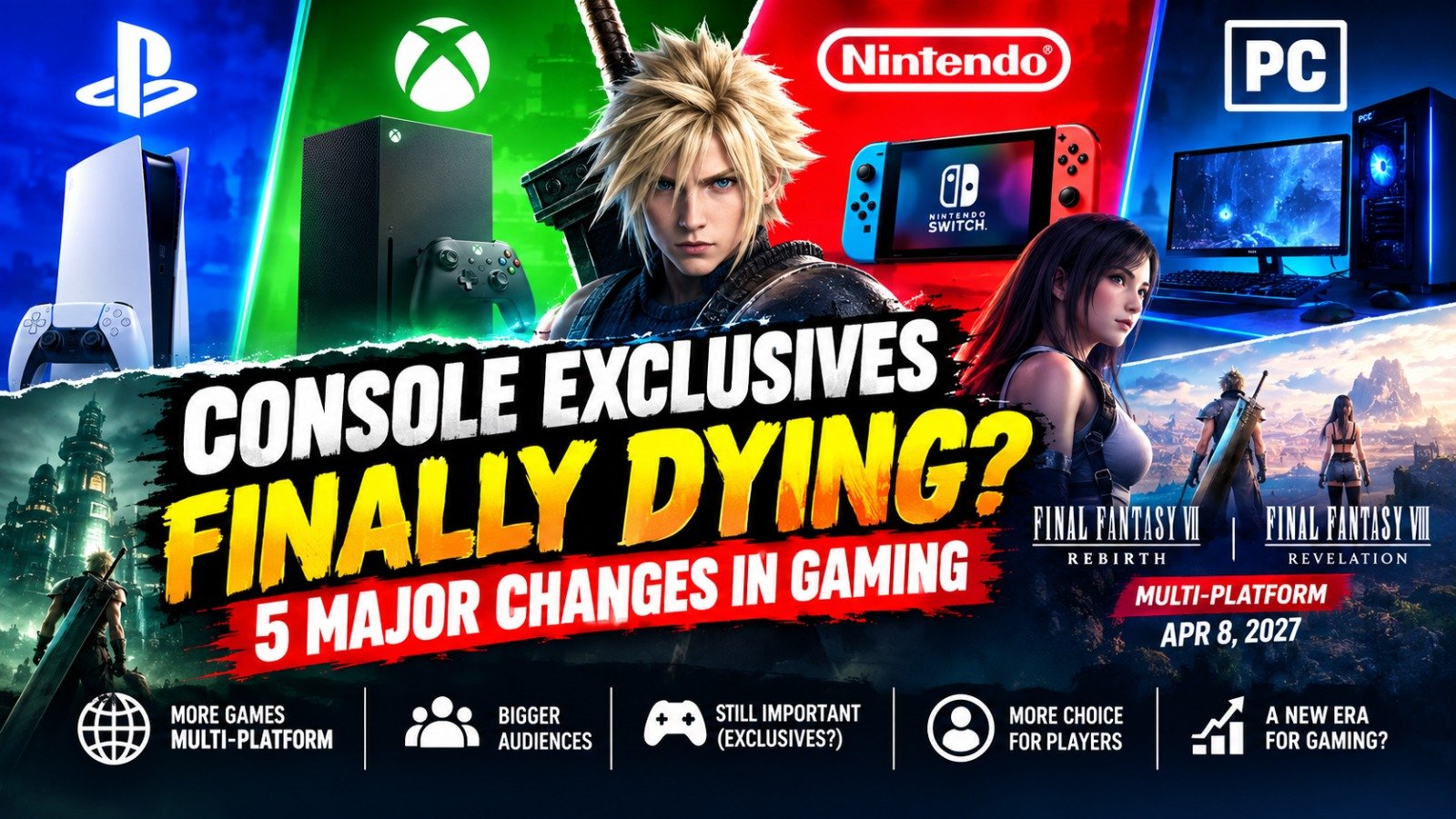 Console Exclusives Finally Dying? 5 Major Changes in Gaming