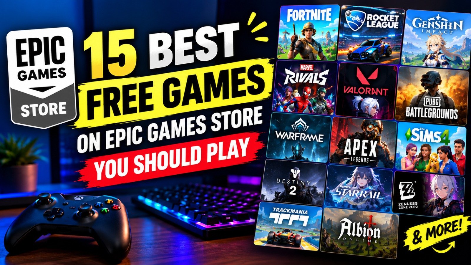 15 Best Free Games on Epic Games Store You Should Play