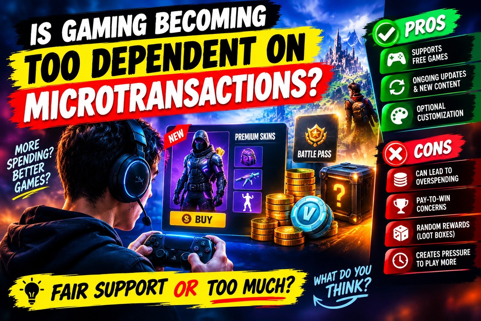 7 Shocking Ways Microtransactions Affect Gamers and Developers