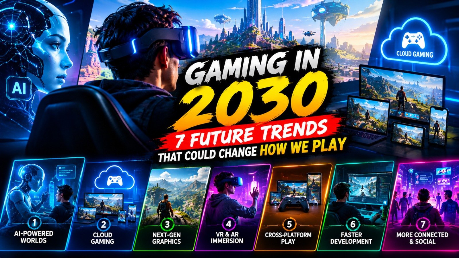 Gaming in 2030: 7 Exciting Future Trends That Could Change How We Play