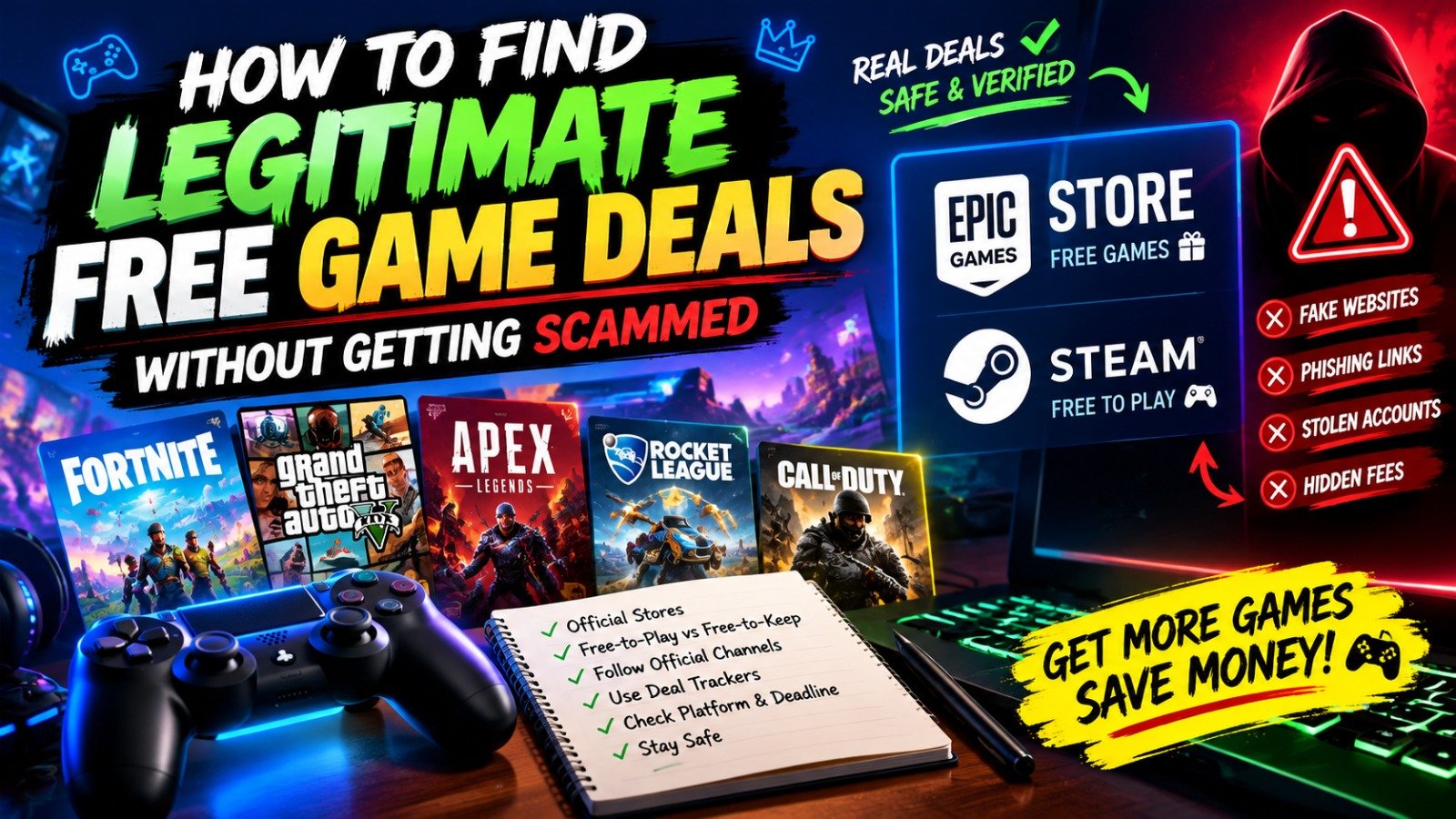 How to Find Legitimate Free Game Deals Without Getting Scammed