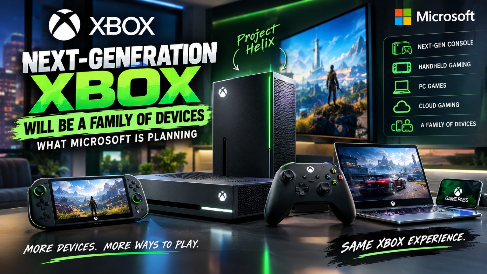 7 Exciting Details About Microsoft’s Next-Generation Xbox Family of Devices