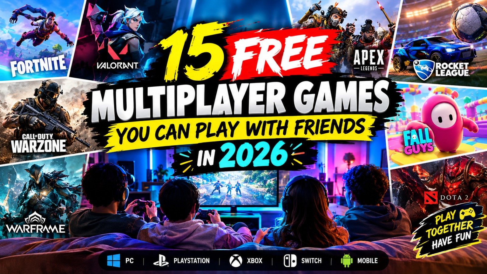 15 Free Multiplayer Games You Can Play With Friends in 202615