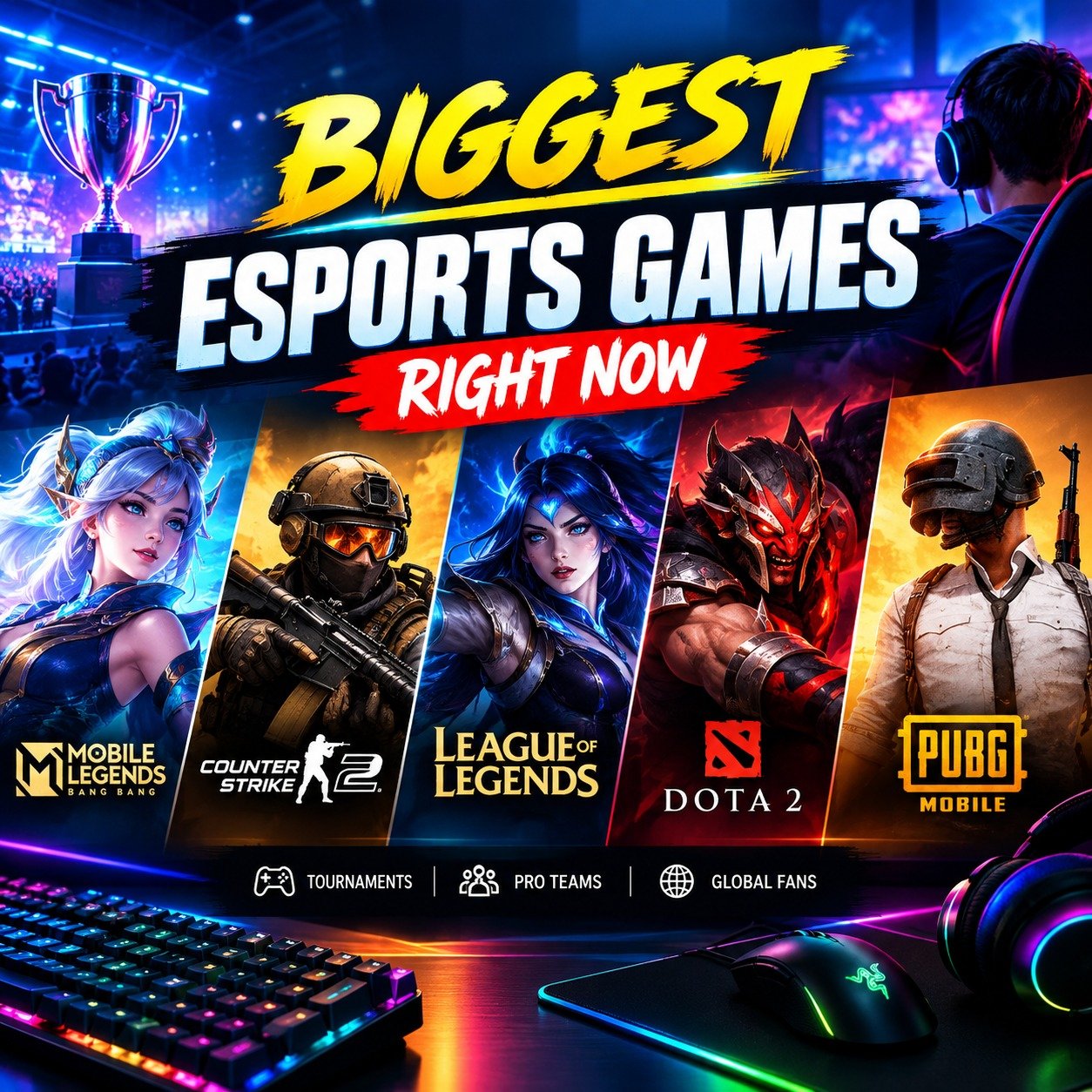 Biggest Esports Games Right Now