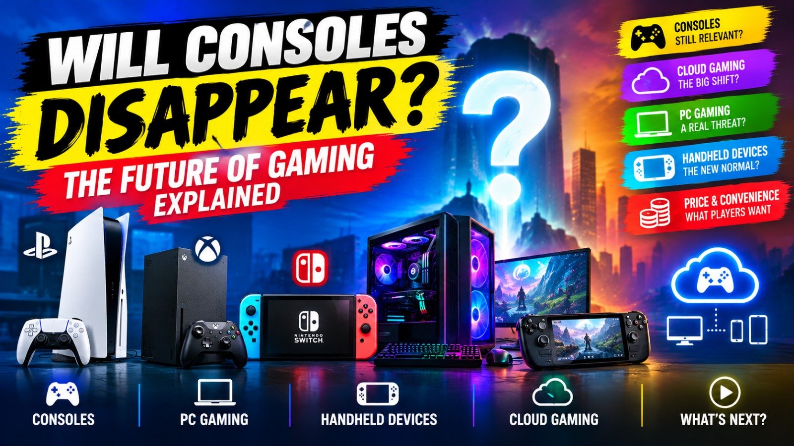 Will Consoles Disappear? The Future of Gaming Explained